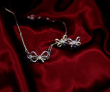 18k Diamond Bow Choker Necklace