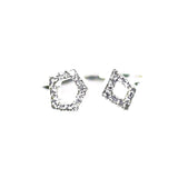 14K Geometric Diamond Open Ring - Eraya Diamonds