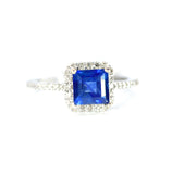 18k Diamond Sapphire Ring