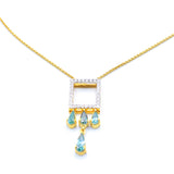 18K ETOILE DIAMOND STATEMENT NECKLACE - Eraya Diamonds