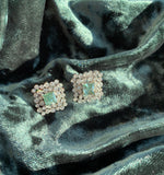 18k REGAL DIAMOND LARGE EARRINGS