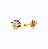 18k Rosa Diamond Earrings