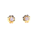 18k Rosa Diamond Earrings