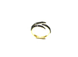 18K Black Diamond Claw Ring - Eraya Diamonds