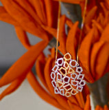 14k Honeycomb Diamond Necklace - Eraya Diamonds