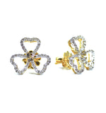 18K Fiore Diamond Earrings - Eraya Diamonds