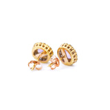18K Diamond Amethyst Earrings