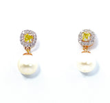 18k Splendor Yellow & White Diamond Earrings