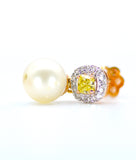 18k Splendor Yellow & White Diamond Earrings