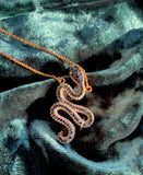 18k Serpent Diamond Necklace