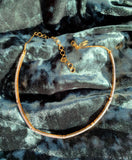 18k Diamond Baguette Choker Necklace