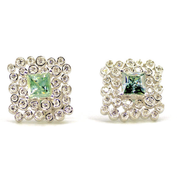 18k REGAL DIAMOND LARGE EARRINGS - Eraya Diamonds